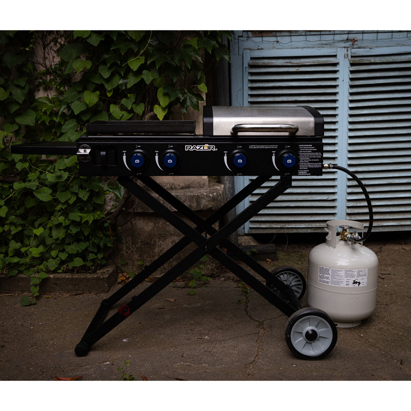 Razor Griddle 4 Burner Portable Liquid Propane Gas Grill Wayfair